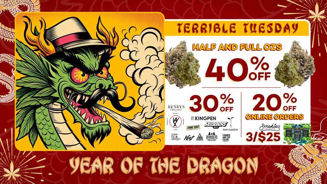 Harborside Terrible Tuesday Cartoon Retro Angry Dragon Oakland San Jose Deals