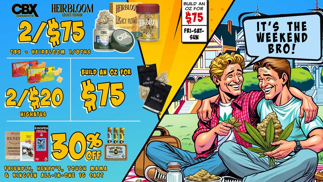 Harborside Spring Baked Weekend Deals Brad and Chad Comic book characters