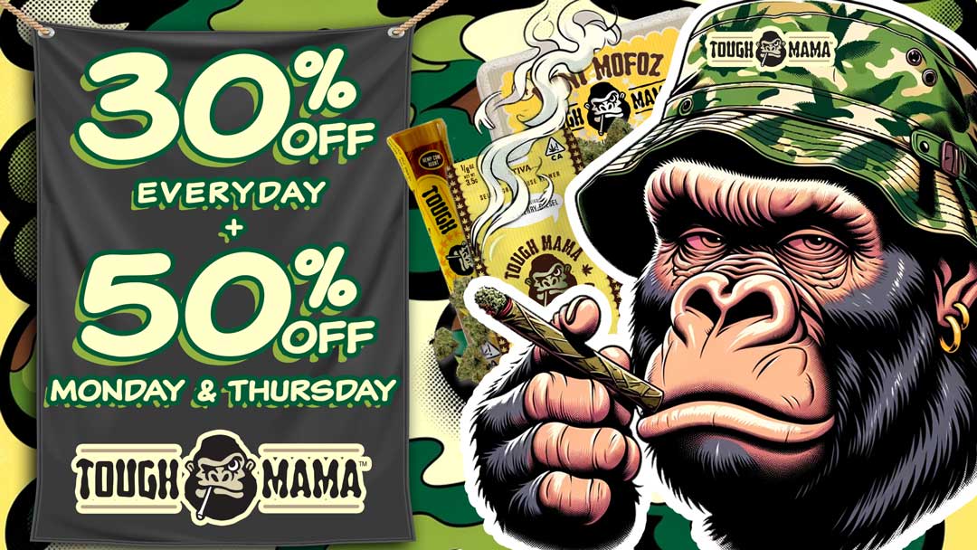 Tough Mama Exclusive March Cannabis Deal at Harborside