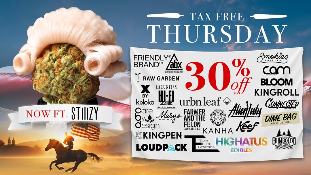Tax Free Thursday Blockbuster The Patriot Cannabis Deals Desktop