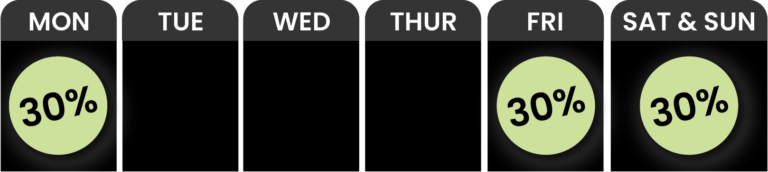 30% Off Friday through Monday El-Blunto-Calendar-e1738705623836png