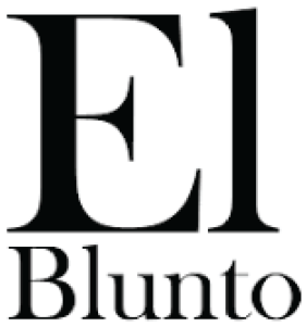 Black text logo displaying "El Blunto" in a serif font, with the "E" and "l" enlarged and stacked above the word "Blunto. El-Blunto--e1738774524472png