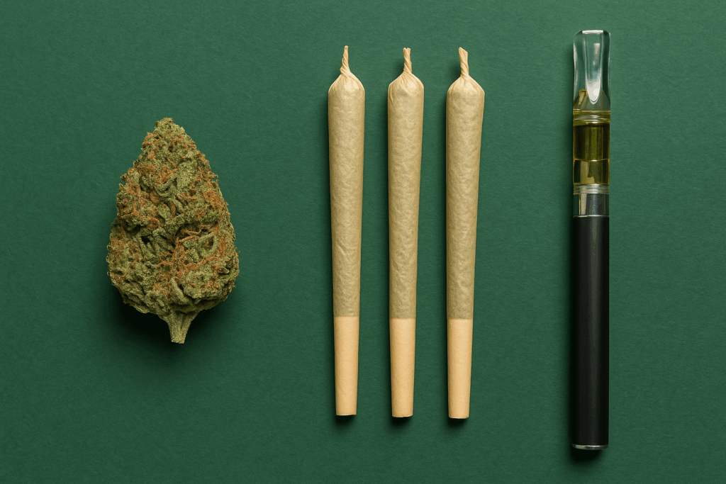 Flower vs Pre-roils vs Vapes
