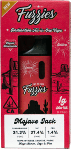 Fuzzies Destination AIO Vape Mojave Jack 1g Fuzzies Destination AIO Vape Mojave Jack