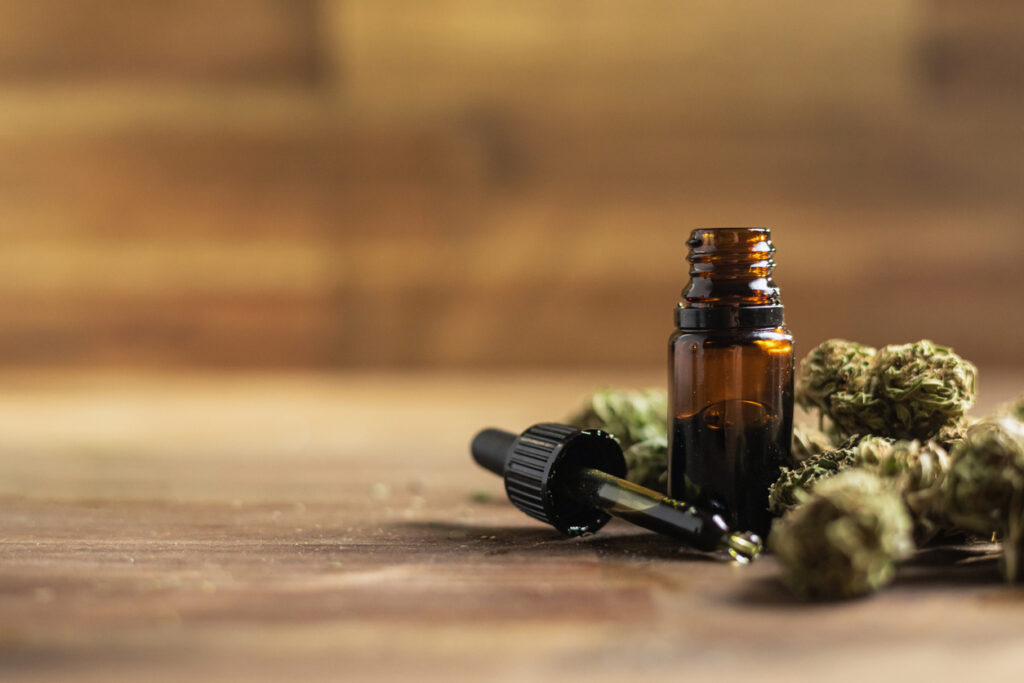 Medical cannabis CBD oil for oral administration
